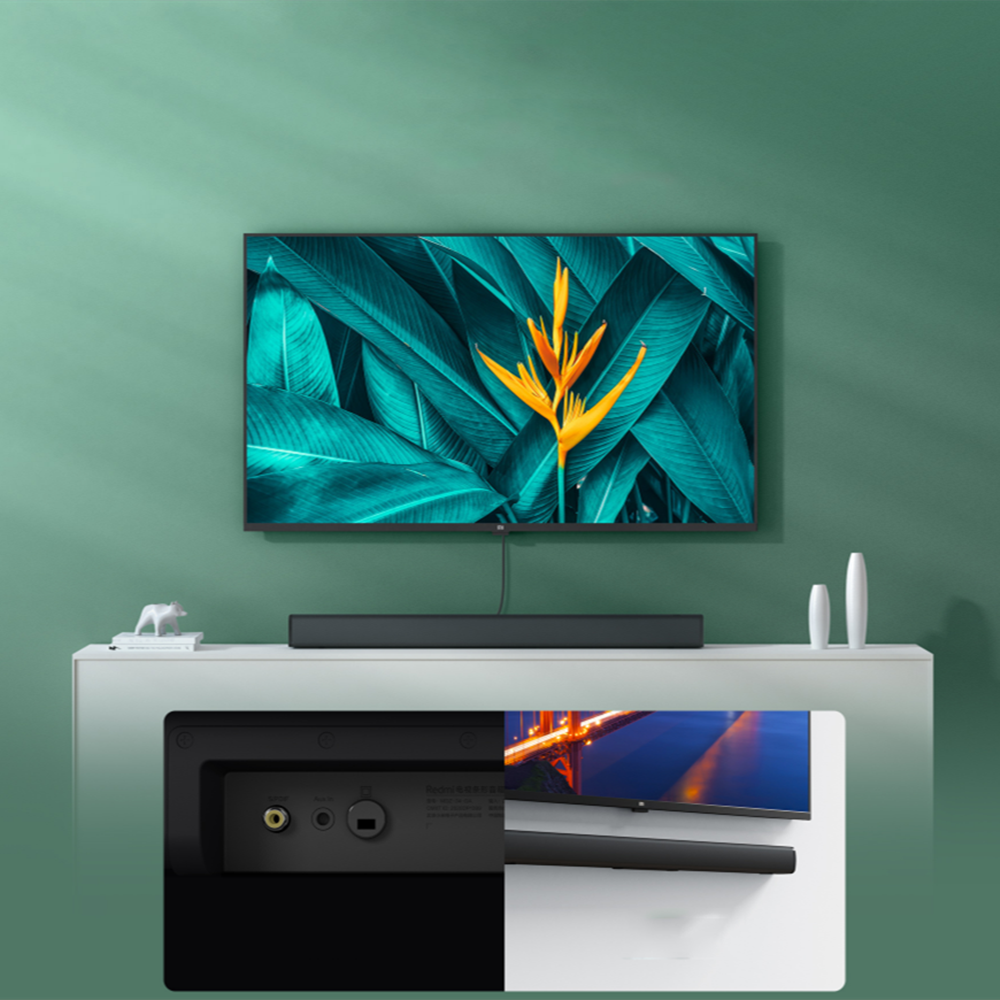 Xiaomi Redmi TV haut-parleur TV barre de son filaire et sans fil Bluetooth 5.0 accueil Surround barre de son stéréo 30W pour PC théâtre Aux 3.5mm