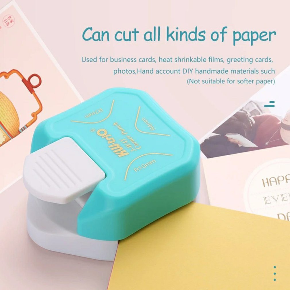 3 In1 Mini Corner Trimmer Corner Durable Rounder Punch Round Corner Trimmer DIY Paper Cutter Card Scrapbooking Punch