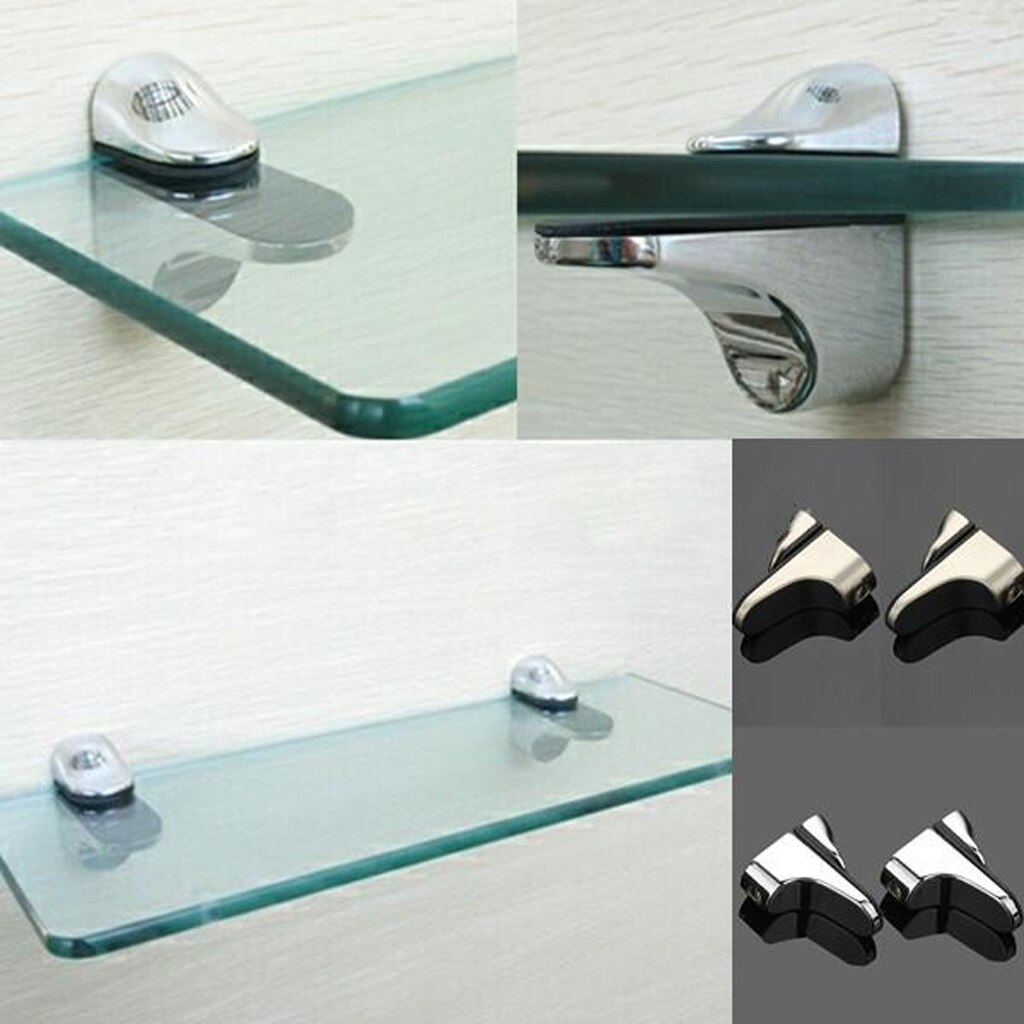 Adjustable Wood/Glass Shelf Bracket Holder Support Hardware Wall Mount