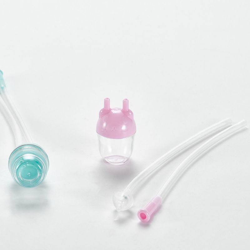 Bebê nariz mais limpo dispositivo de sucção nasal snot recém-nascido aspirador seguro cuidados com a enfermagem silicone macio vácuo segurança otário