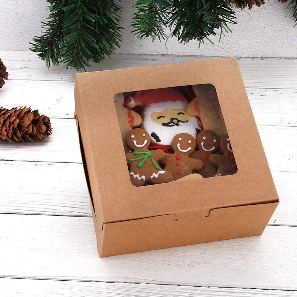 2/4/6 löcher Cupcake Verpackung Kasten Muffin Kasten Keks Gebäck Kasten Kraft Papier Kasten Kuchen Schokolade Verpackung Backen Werkzeuge