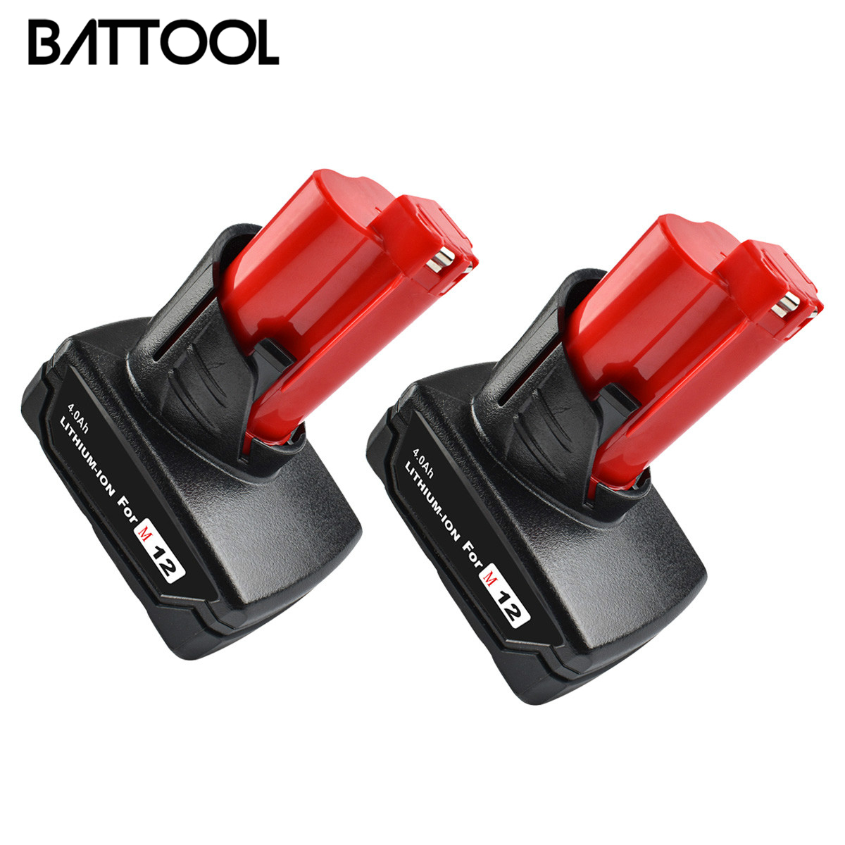 BATTOOL 6000mAh pour batterie Milwaukee M12 C12 WS M12 IR Rechargeable Li-ion batterie de remplacement L10