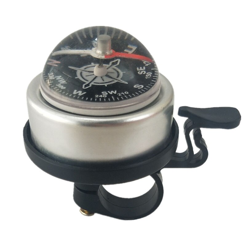 Fiets Bel Hoorn Mountainbike Stuur Kompas Bell Bike Horn Fietsen Stuur Kompas Ring-Down Hoorn Fiets Accessoires: WHITE