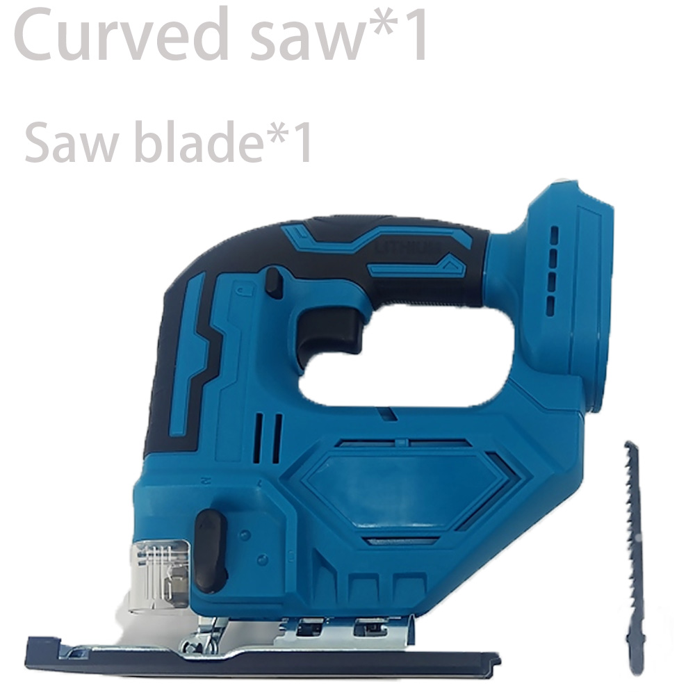 Electric arc-shaped brush saw, wireless, portable, multi-functional, lithium battery for electric woodworking tools: Default Title