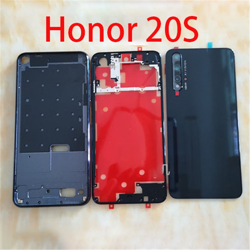 For Huawei Honor 20S original glass back cover middle frame front frame bracket mid-shell