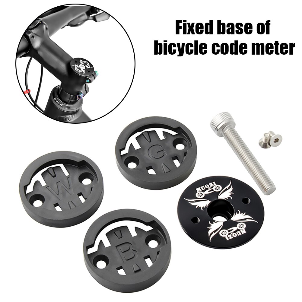 Mountainbike Stuurpen Top Cap Computer Houder Snelheidsmeter Beugel Muqz Fiets Accessoires Voor Garmin Bryton Wahoo