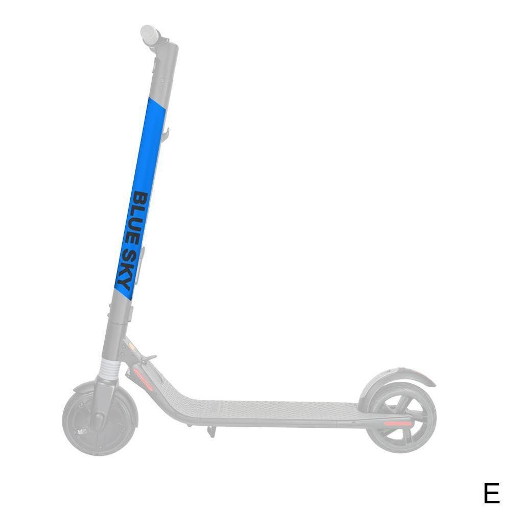 For Ninebot For Xiaomi Mijia M365 Scooter Accessories Reflective Styling Stickers Electric Scooter Accessories: E Blue