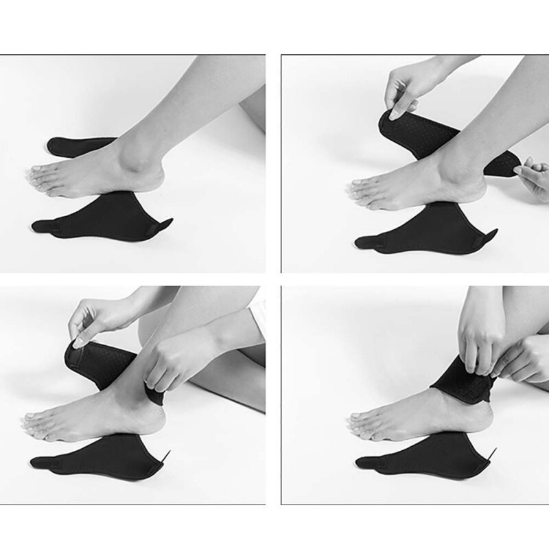 1Pcs Sport Enkel Ondersteuning Elastische Enkelbrace Guard Voet Ondersteuning Sport Basketbal Running Gear Gym Enkel Ondersteuning Enkel Protector