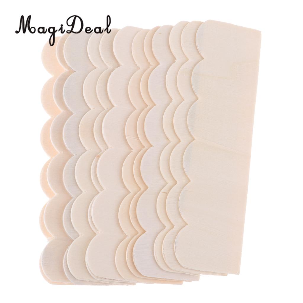 12 sztuk ręcznie robione drewniane dachówki dla 1/12 miniaturowe lalki dom pokój przedmioty sceny z życia DIY produkcja mebli akcesoria