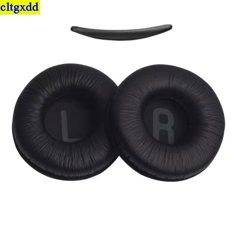 cltgxdd 1 set 70MM ear muff is applicable to FOR JBL Tune600BT T520BT T510BT T500BT T450B soft leather foam ear pad: Clear
