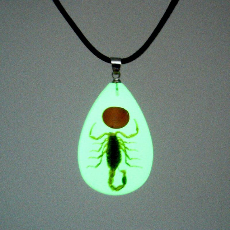 Hars Real Insect Ketting Lichtgevende Insect Amber Hanger
