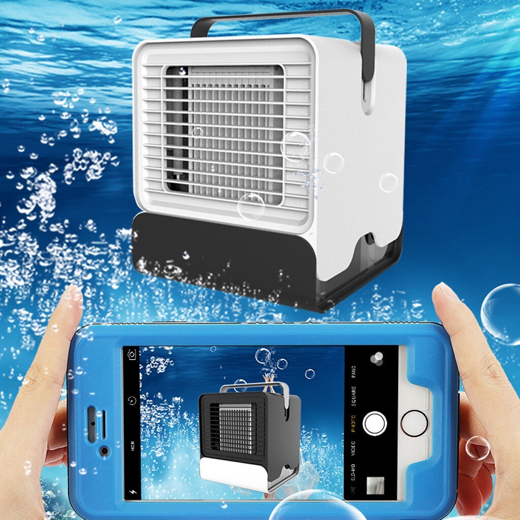 Home Mini Air Conditioner Portable Air Cooler USB Small Portable Mini Air Conditioner Cooling For Bedroom Artic Cooler Fan #Z