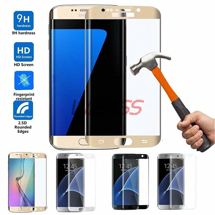 9H 3D Full Coverage Tempered Glass Screen Protector Film For Samsung Galaxy S7 Edge Galaxy S8 Plus S6 Edge Plus Edge+ G925 G928