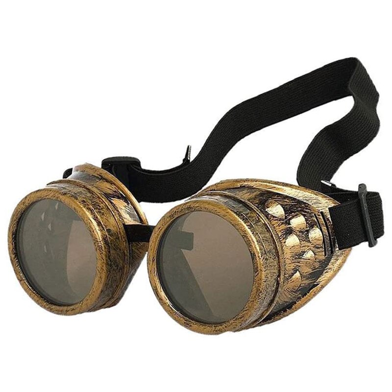 4 stuks retro vintage victoriaanse steampunk brillen las punk zonnebrillen