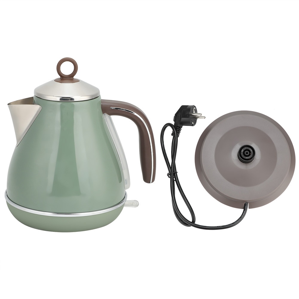 1700ml Stainless Steel Electric Kettle Household Retro Style Tea Water Boiling Pot EU Plug 220V Tool