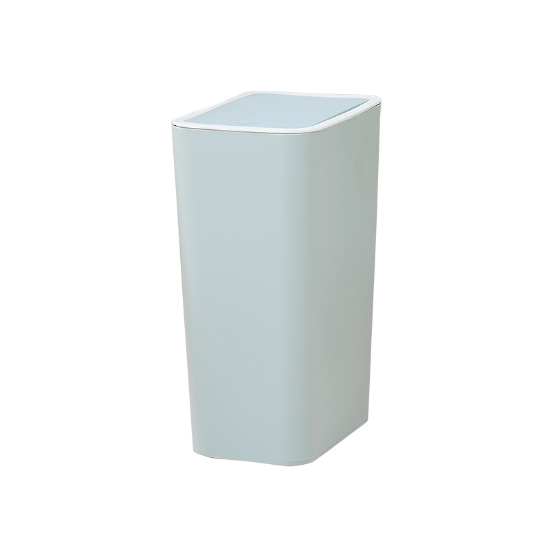 kitchen trash cans recycle bin cubo basura reciclaje cube garbage recycling living room waste Press The Cover garbage bin: Blue