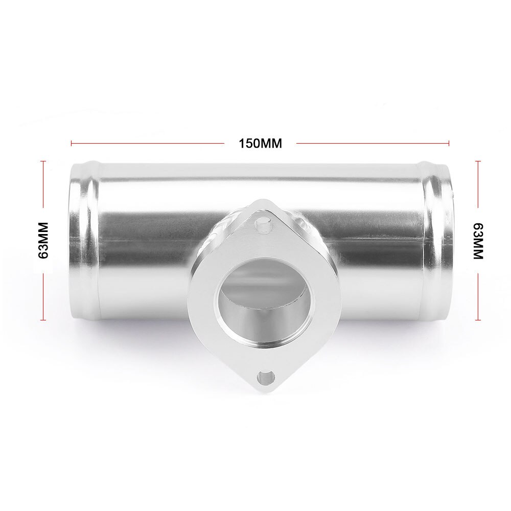 Type-rs turbo blow off ventil justerbar 25 psi bov med 63mm 2.5 "flange rør til gd-rs fv rz blow off ventil adapter l = 150mm