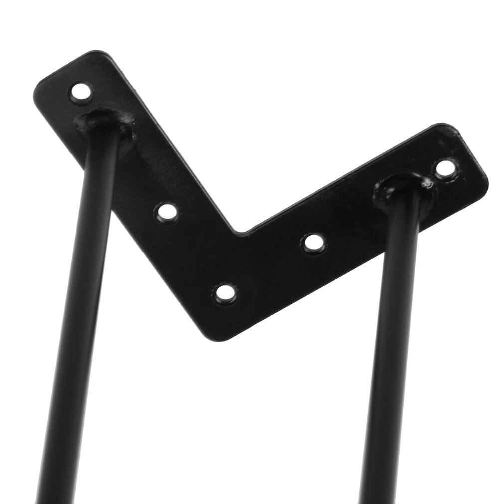 18/22/28 Inch Heavy Duty Angled Dining Table Desk Hairpin Legs Support Brackets DIY Tool Furniture Accessaries Black