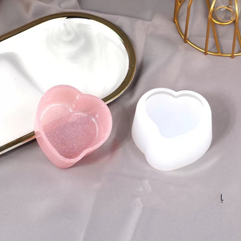 Diy silikonowa forma do słoika na świece, żywica, naczynie z sosem, małe naczynie na płatki, forma z żywicy, słoik na świece, pudełko na biżuterię, rękodzieło, wystrój domu: Jasnozielony