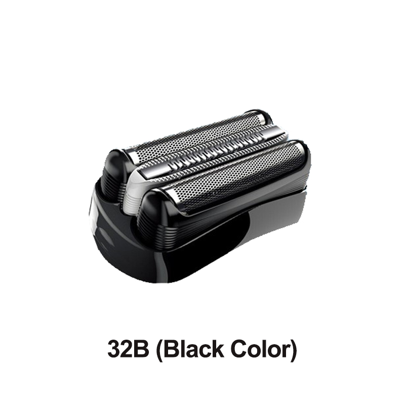 Braun 32B rasoir électrique lame de rasoir série 3 remplacement tête de Cassette coupe-feuille pour rasoir 3000s 3010s 3040s 3050cc 3070cc: Gris clair