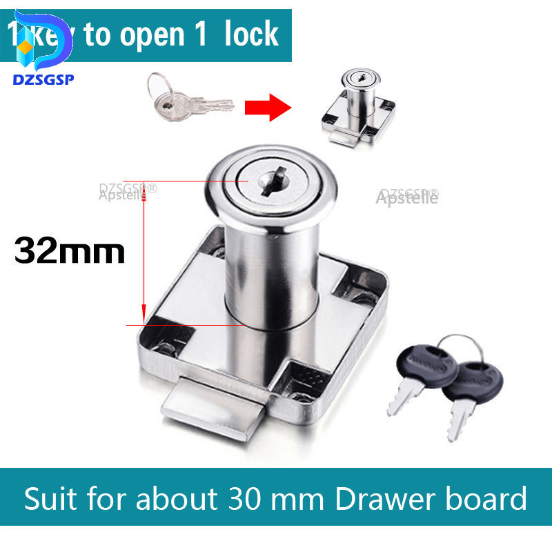 Lade Meubelslot Dezelfde Sleutel Garderobe Kastdeur Locker Bureau Brief Brievenbus Cam Sloten Hardware