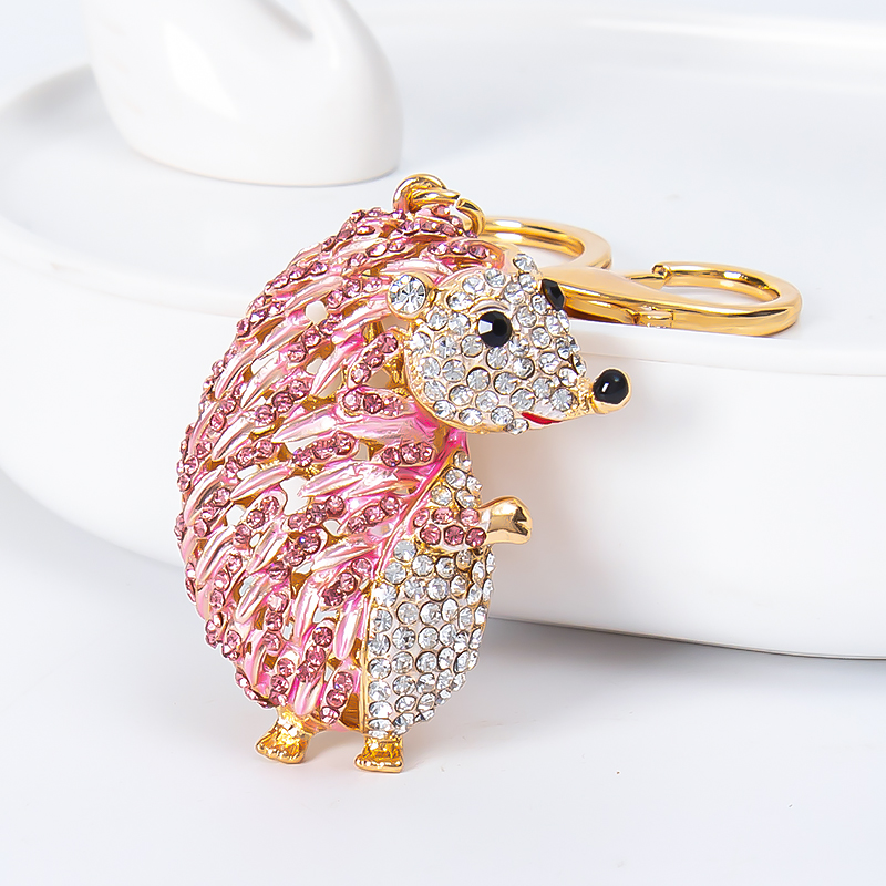 Egel Speelgoed Sleutelhanger Ring Hanger Knuffel Dier sleutelhanger Auto Tas Prachtige Kleine Hanger Paar Sleutelhanger