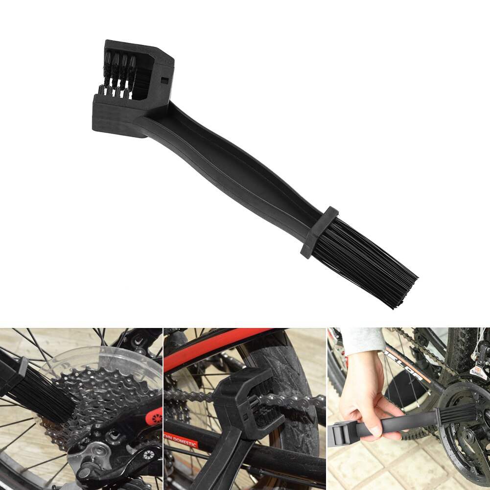 Motorcycle Chain Cleaner Dirt Brush Bicycle Gear MTB Bike Scrubber Tools Motorcycle Chain Brush Outdoor Bicycle Clean Tool