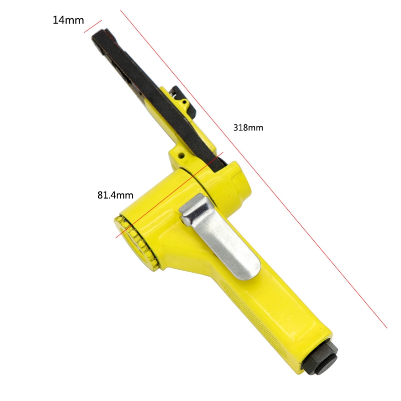 Industrial Air Belt Sander Sanding Machine Pneumatic Polishing Tools Air Angle Grinding Machine 10X330mm