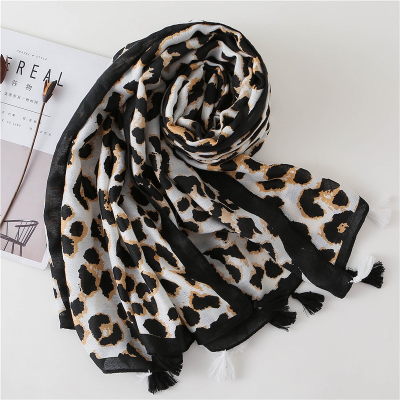 180*90cm kvinder tørret tørklæde i leopardprint blød temmelig stor leopard stjal tynd bomuld varm nok store sjaler cachecol wraps