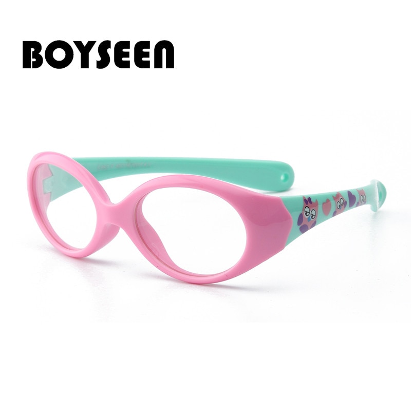 BOYSEEN Children's glasses frame Silicone frame Outdoor sports Kid Optical glasses 852