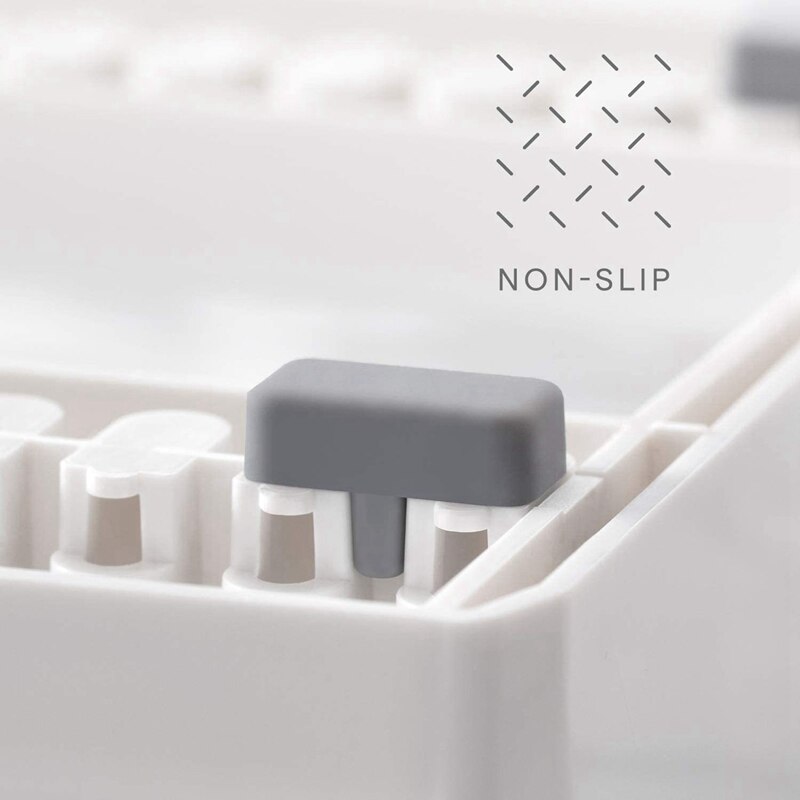 Kitchen Tools Used-Kitchen Shelves Simple Storage Rack Adjustable Lid Rack White