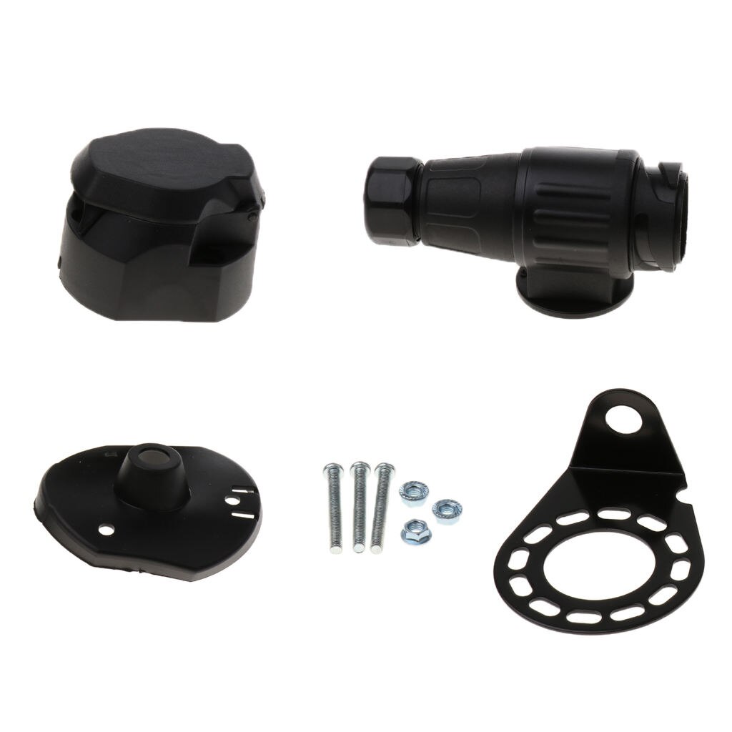 13 Pin Trailer Caravan Plug Socket Set Adapter Connector Conversion Kit