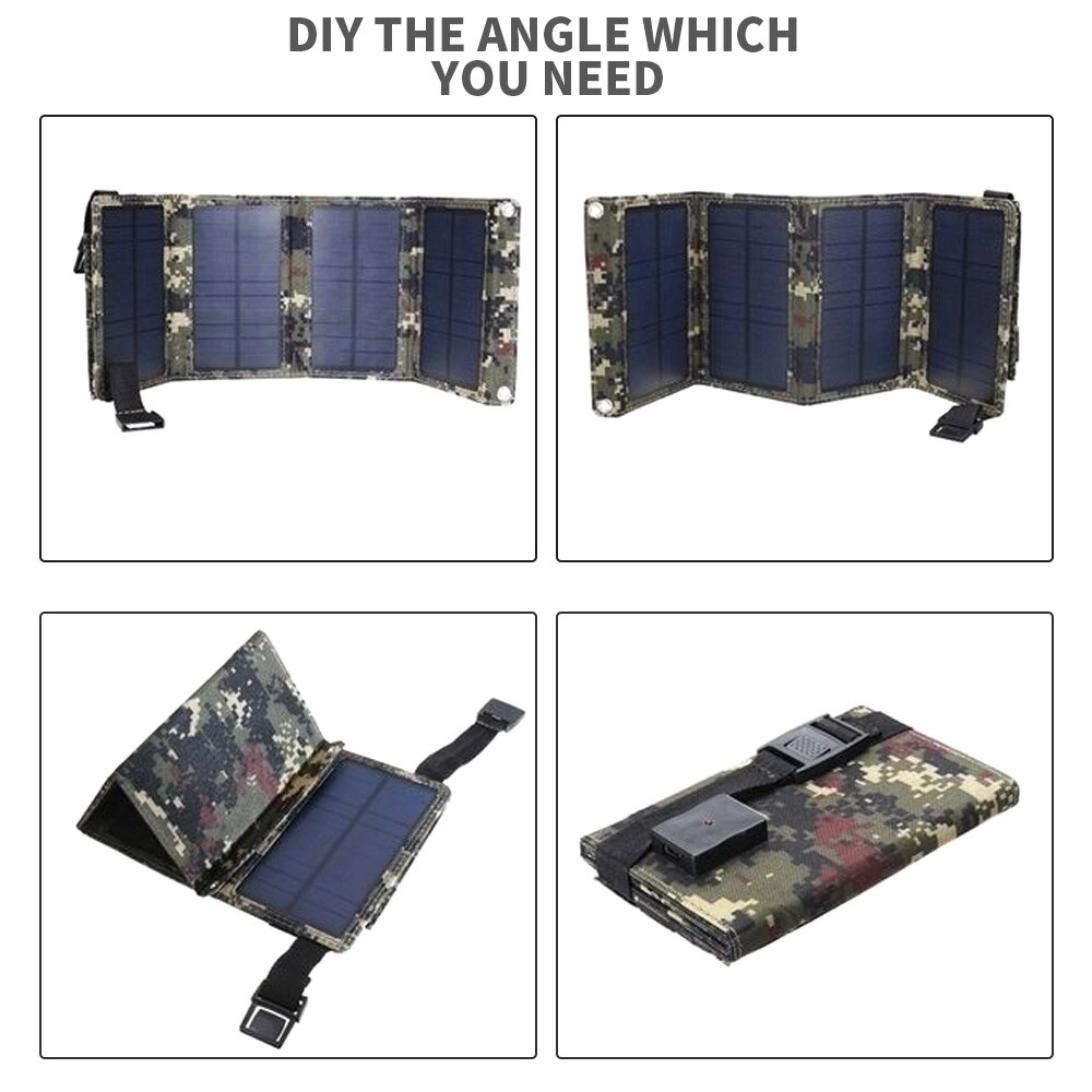 Panel Solar Mini Sistema Solar DIY para cargadores de teléfono móvil batería portátil célula Solar Camping senderismo portátil reutilizable