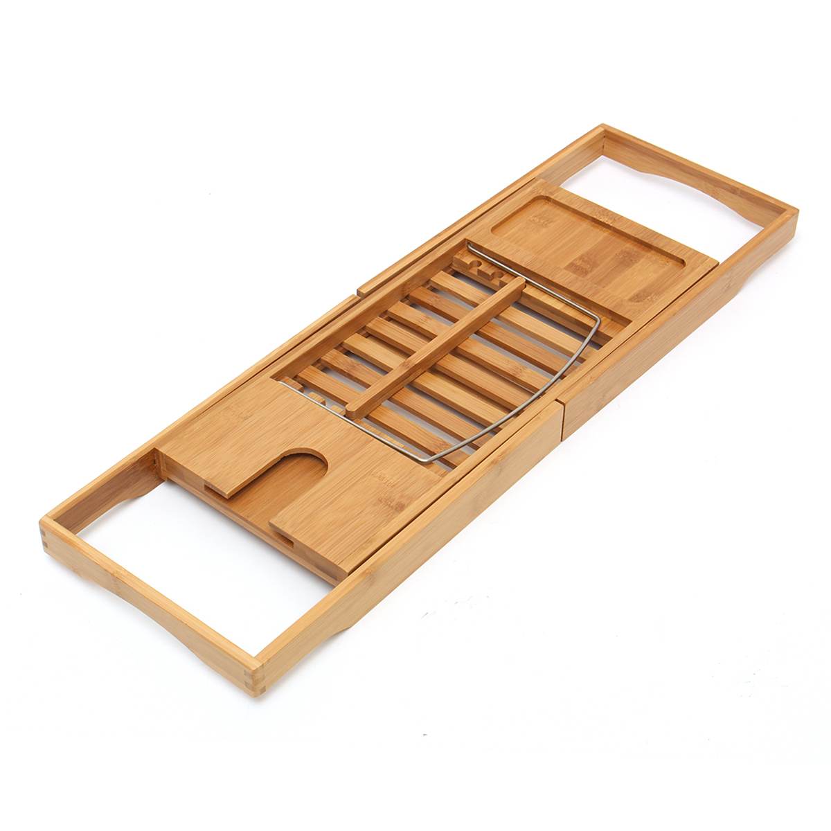 Bamboo Tablet Stand - Universal Holder for iPad Pro, iPhone, Badewanne Rack