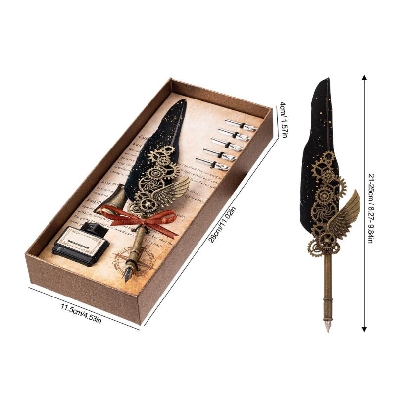 J0PB Calligraphys pisanie z 5 stalówkami kaligrafy pióro pióra pióro pióra