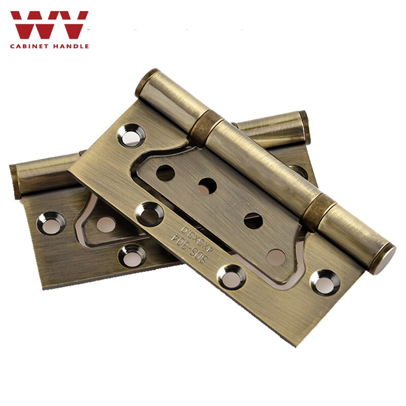 Dobradiças antigas de bronze wv, dobradiças decorativas duráveis para portas e gavetas, 1 peça de aço inoxidável 304 uso para móveis