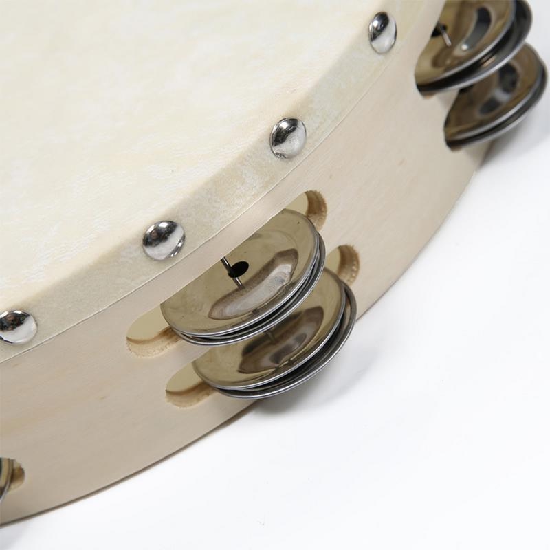 Houten Jingles Handheld Tamboerijn Prestaties Dans Rekwisieten Buikdans Props