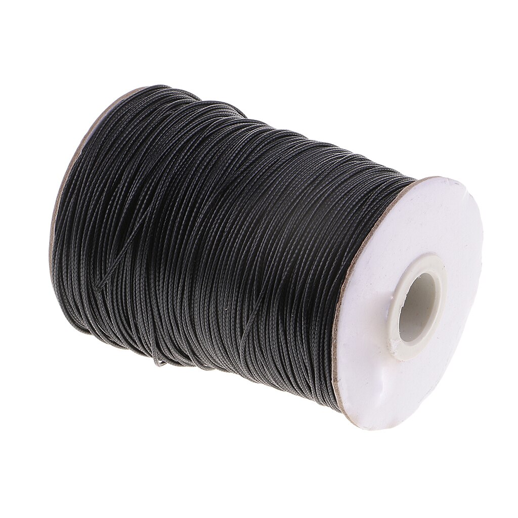 170 Meters 1mm Jewelry Making Beading Crafting Macrame Waxed Cotton Cord Thread