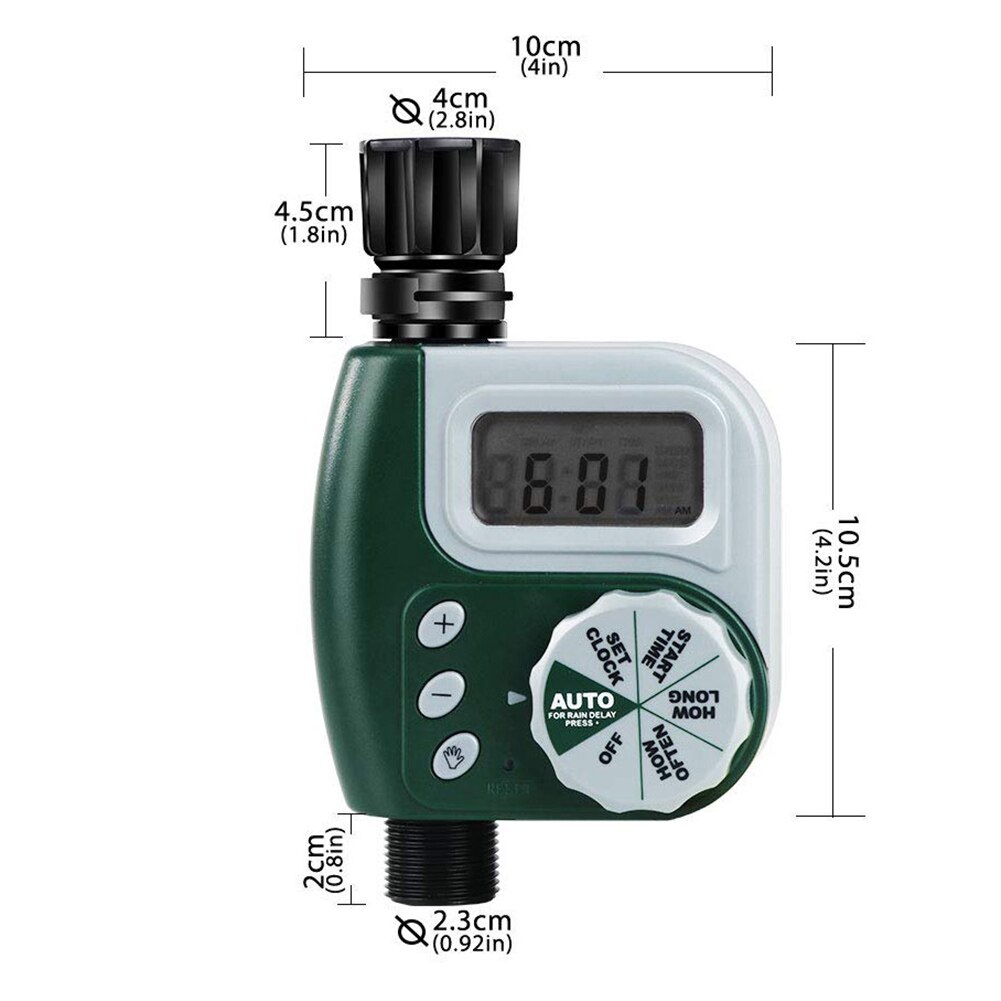 Vatten kontroll timer automatisk smart bevattning controller lcd display kontroll timer vattensystem jordbruksverktyg