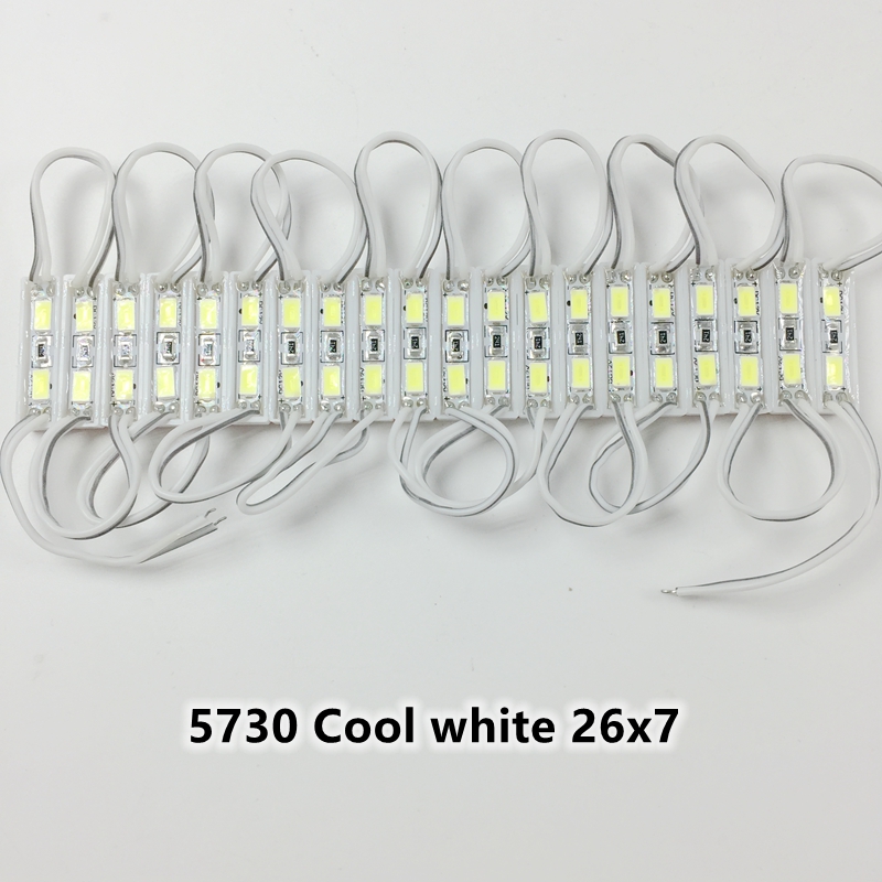 Modules LED étanches de , 2835 5730 5630, dc 12v, éclairage Super lumineux, 20 pièces par lot