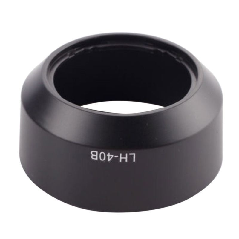 Lh -40b bajonetvatting zonnekap voor olympus m.zuiko digital 45mm f1.8 lens zwart