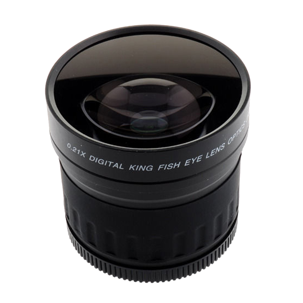 Lentille Fisheye grand Angle 58mm 0,21x, pour Sony Alpha NEX-5 NEX-6 NEX-7 NEX-5N