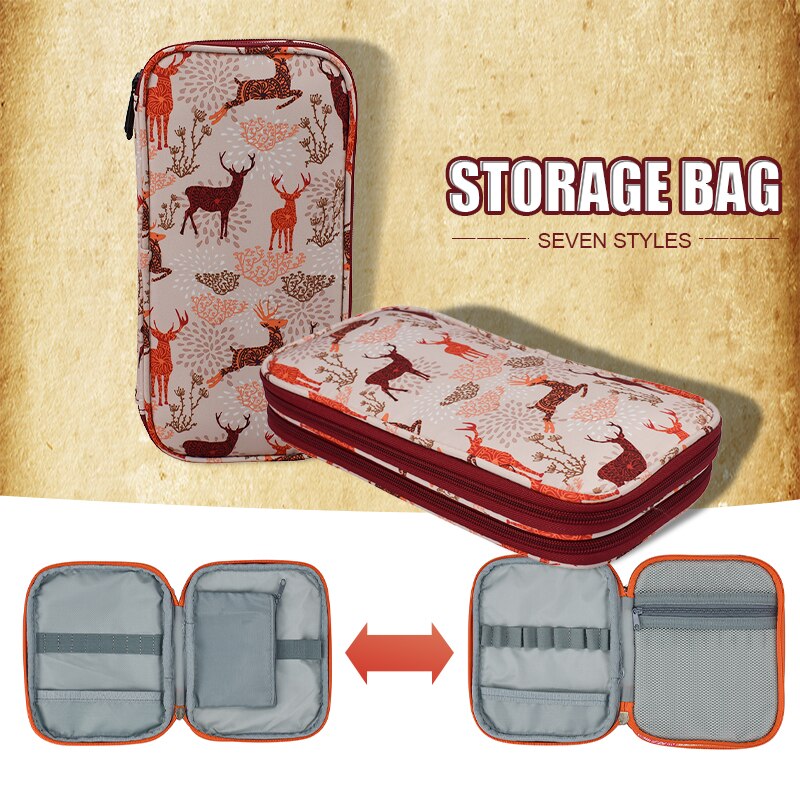 Yarn Wool Knitting Bag Organizer Yarn Storage Case For Crocheting Hook Knitting Needles Wool Storage Tote Bag