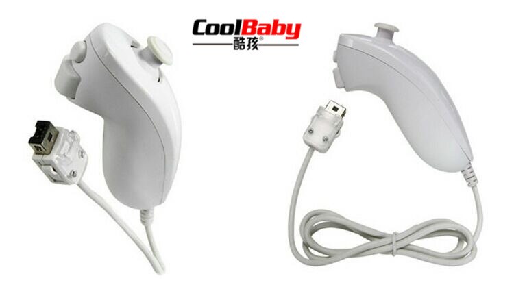 Bezprzewodowy pilot do konsol Nintendo i Wii, zdalne sterowanie, joystick, gamepad, 2 w 1, wbudowany system motion plus