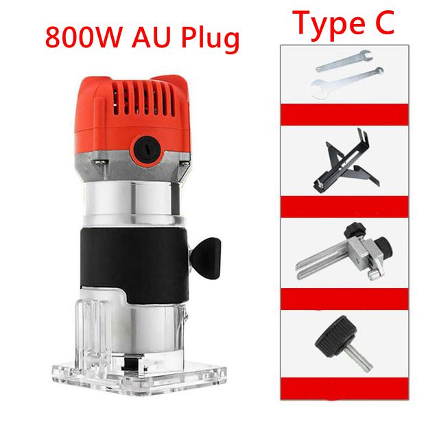 Ciseleur à bois électrique 450W/800W, Machine à découper le bois, découpage manuel, outils électriques, prise EU/US/UK/AU: C-AU 800W