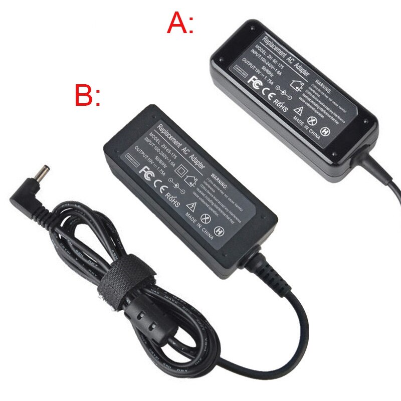 19V 1.75A laptop power supply adapter cable charger for Asus Vivobook S200 S200E X200T F201E Q200E X201E X202E S200L etc
