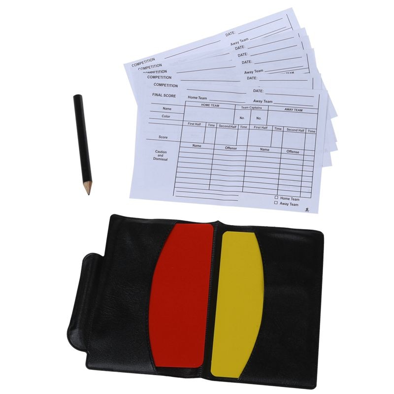 Box for football match referee red and yellow cards: Default Title