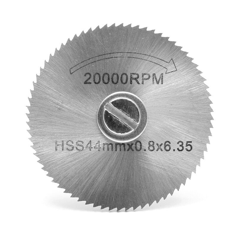 44MM HSS Cutting Disc Grinder Cutoff Circular Saw Rotary Blades Tool + Rod