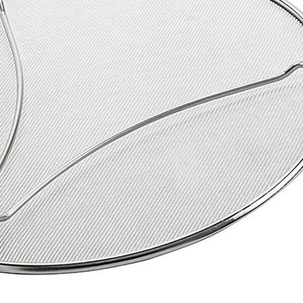 13 Inch Grease Splatter Screen for Frying Pan, Protects Skin From Burns, Splatter Guard for Cooking, Keeps Kitchen Clean