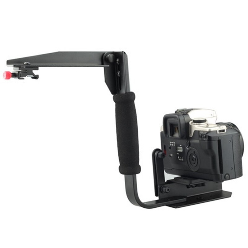 U Shape A900 Quick Flip Speedlite Flash Bracket Grip For 120/135 Camera Canon Nikon Pentax Olympus Arm Handle Hand Holder